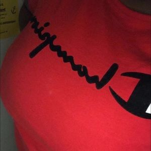 Red Champion shirt🩸